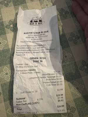 Austin's Bar B Que by null