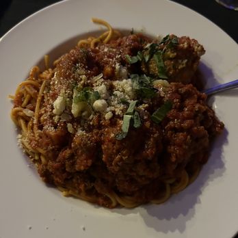 Di Lisio's - Spaghetti mountain (meat sauce and meatballs) - Italian Near Me - Winston-Salem, North Carolina