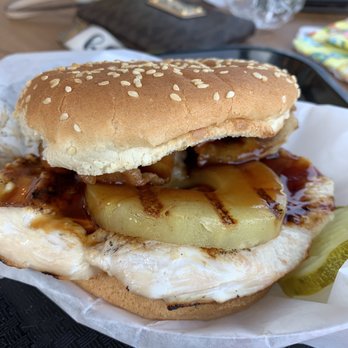 Woodies Drive-In - Maui chicken sandwich - Burgers Near Me - Ship Bottom, New Jersey