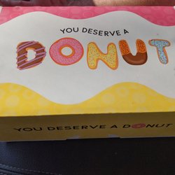 A M Donuts - I do deserve these good friggin arse donuts in this here box.....