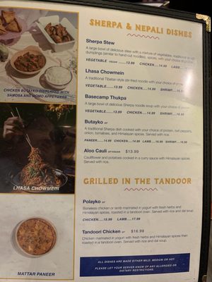 Menu photo 4 Everest Sherpa Restaurant Ann Arbor, MI