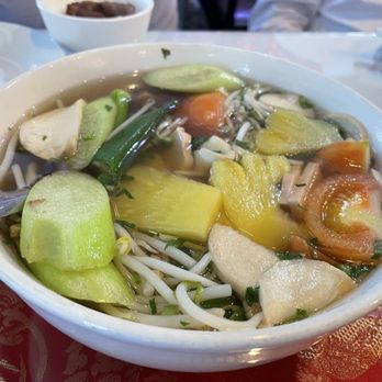 Golden Bamboo Vegetarian Restaurant - Vietnamese sweet and sour soup - Vegetarian Near Me - San Jose, California