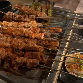 Khan Skewer Restaurant - Beef Tendon Skewer, Lamb Skewer, Green Pepper - Barbeque Near Me - Honolulu, Hawaii Khan Skewer Restaurant - Beef Tendon Skewer, Lamb Skewer, Green Pepper - Barbeque Near Me - Honolulu, Hawaii