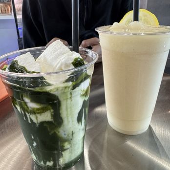 Cafe Upper - matcha einspanner & yuzu lemon slush - Cafes Near Me - Los Angeles, California Cafe Upper - matcha einspanner & yuzu lemon slush - Cafes Near Me - Los Angeles, California