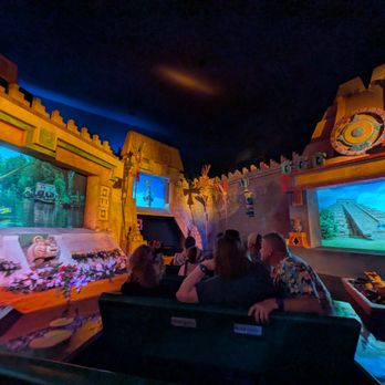 Mexico Pavilion - Gran Fiesta Tour Starring The Three Caballeros dark boat ride at Mexico Pavilion at World Showcase at EPCOT at Walt Disney World Resort. - Amusement Parks Near Me - Orlando, Florida