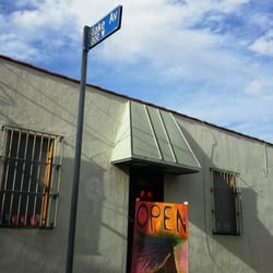 Cactus Gallery - Outside Cactus Gallery. 3001 North Coolidge Avenue, Los Angeles (Elysian Valley area, AKA Frogtown), CA 90039