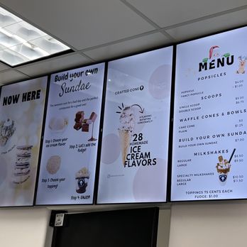 Crafted Cone Ice Cream & Desserts - Menu as of December 2024 - Ice Cream & Frozen Yogurt Near Me - Placentia, California