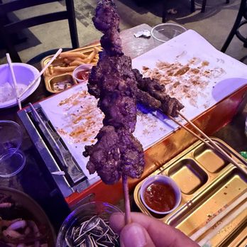 GAO's Kabob & Crab - Lamb skewer is amazing and a deal at $1 - Seafood Near Me - Milpitas, California