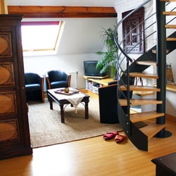 Chez Marie à Bruxelles - Duplex Indian Safari - Salon
