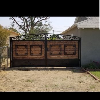 Pc Fabrications - Custom double gate door for this residence - Metal Fabricators Near Me Pc Fabrications - Custom double gate door for this residence - Metal Fabricators Near Me
