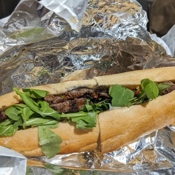 Knuckle Sandwich - AAA flank steak sandwich - Poutineries Near Me - Toronto, Ontario