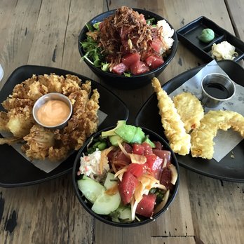 Ezze Sushi - So good. Small poke versus large. Both with tuna and mixed greens instead of rice - Sushi Bars Near Me - Glendora, California Ezze Sushi - So good. Small poke versus large. Both with tuna and mixed greens instead of rice - Sushi Bars Near Me - Glendora, California