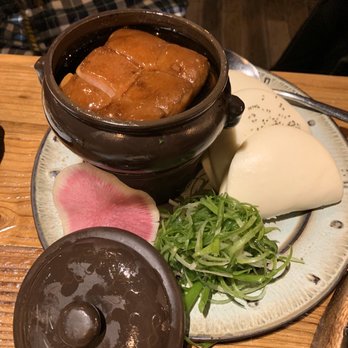 Peony Kitchen - Tung Po Pork Belly in Clay Pot - Chinese Near Me - Bellevue, Washington