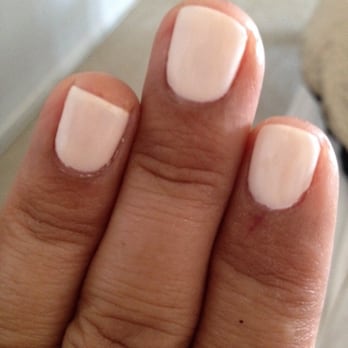 Silky Nail - Yuck! This is after they fixed them. - Nail Salons Near Me - Granada Hills, California