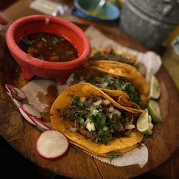 3 MINI BIRRIA BEEF QUESADILLAS With Birria (soup) 3 MINI BIRRIA BEEF QUESADILLAS With Birria (soup)