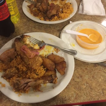 Los Hermanos - The brown rice, chicken, plantains, and fried Tilapia with the coconut sauce on the right. They've got inca cola too!! - Dominican Near Me - Washington, DC, District of Columbia Los Hermanos - The brown rice, chicken, plantains, and fried Tilapia with the coconut sauce on the right. They've got inca cola too!! - Dominican Near Me - Washington, DC, District of Columbia