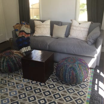 Sofas Tables and More - Sleeper couch and poufs we bought from STM (beige, pillows are not STM). - Furniture Stores Near Me - Torrance, California Sofas Tables and More - Sleeper couch and poufs we bought from STM (beige, pillows are not STM). - Furniture Stores Near Me - Torrance, California