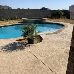 a view of the pool from the patio a view of the pool from the patio