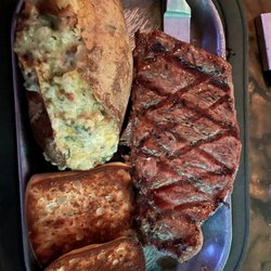 Blue Moon Lounge - Steak special with stuffed potato