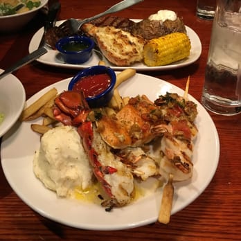 Red Lobster - wood grilled lobster with salmon and shrimp. - Seafood Near Me - Sterling Heights, Michigan