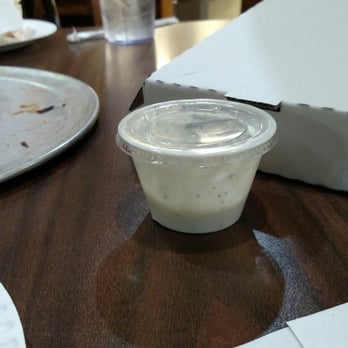 Pizza Barn - This tiny thing of ranch is $3! - Pizza Near Me - Fallon, Nevada