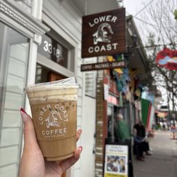 King cake iced latte King cake iced latte