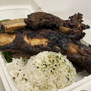 808 Local Hawaiian Grill - Beef Rib Plate - Hawaiian Near Me - Carson, California