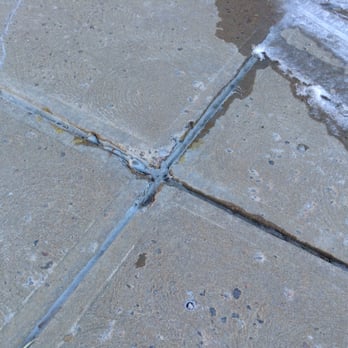 Groundworks - Caulking and unfilled drill hole by Complete Basement Systems. - Waterproofing Near Me - Denver, Colorado