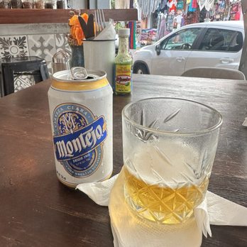 Fish & Gin - Local beer that was included in the "special of the day" - Seafood Near Me - Isla Mujeres, ROO Fish & Gin - Local beer that was included in the "special of the day" - Seafood Near Me - Isla Mujeres, ROO