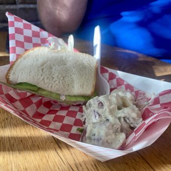 The Cafe On Broadway - Chicken Salad Sandwich and Potato Salad - Cafes Near Me - Siloam Springs, Arkansas The Cafe On Broadway - Chicken Salad Sandwich and Potato Salad - Cafes Near Me - Siloam Springs, Arkansas