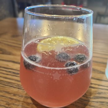 Another Broken Egg Cafe - Lemon Blueberry Mimosa - American Near Me - Columbus, Ohio Another Broken Egg Cafe - Lemon Blueberry Mimosa - American Near Me - Columbus, Ohio