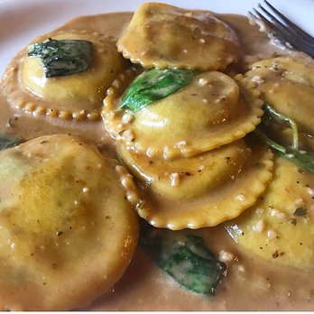 Bambinos Cafe on Delmar - Portobello ravioli with Marsala cream sauce. Delish! - Italian Near Me - Springfield, Missouri Bambinos Cafe on Delmar - Portobello ravioli with Marsala cream sauce. Delish! - Italian Near Me - Springfield, Missouri