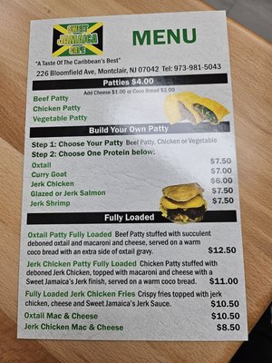 Menu photo 3 Sweet Jamaica Cafe Montclair, NJ Menu photo 3 Sweet Jamaica Cafe Montclair, NJ