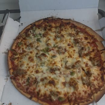 Sam's Pizza - Large sausage, green peppers, and onions - Pizza Near Me - Marseilles, Illinois Sam's Pizza - Large sausage, green peppers, and onions - Pizza Near Me - Marseilles, Illinois