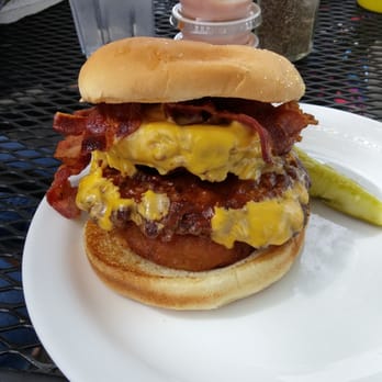 Jaspers Cafe - My ghetto version of the Doc Holiday (good ol' merican cheese with a ton-o-bacon added).... This burger was ROCKIN! - Burgers Near Me - Medford, Oregon Jaspers Cafe - My ghetto version of the Doc Holiday (good ol' merican cheese with a ton-o-bacon added).... This burger was ROCKIN! - Burgers Near Me - Medford, Oregon