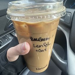 Lemon Sugar Latte - wasn't my personal favorite because it was bitter