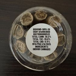 BaM Body and Mind Dispensary - Long Beach - Noah's Premium Prerolls Louis Kush Indica 29.8% THC