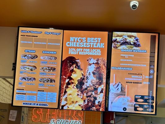 Menu photo 1 G's Cheesesteaks New York, NY