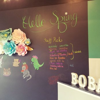 Böba - Boba's Selfie wall - Bubble Tea Near Me - Bothell, Washington