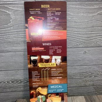 Mecate mexican restaurant - Alcohol beverage list - Mexican Near Me - Rochester, New York