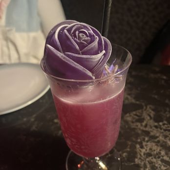 Elements Bar & Lounge - Floral Fixation.. Best and most innovative cocktail, I have had in a while. Look at that ice rose! - Cocktail Bars Near Me - San Francisco, California