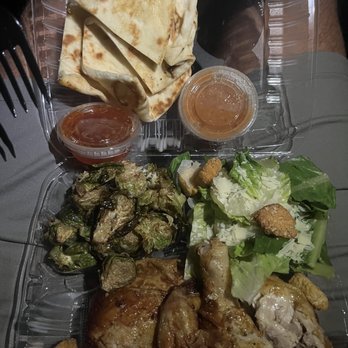 The Chicken Koop - Chicken plate with sprouts and caesar - New American Near Me - Whittier, California The Chicken Koop - Chicken plate with sprouts and caesar - New American Near Me - Whittier, California