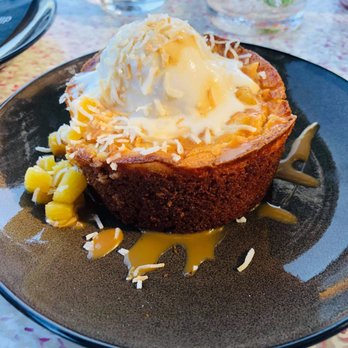 Coasterra - So this was my husband and daughter's favorite... butter cake with pineapple and a coconut ice cream. - Mexican Near Me - San Diego, California