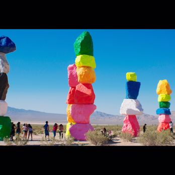 Seven Magic Mountains - Public Art Near Me - Las Vegas, Nevada