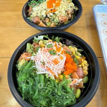 Ahi Poke Bar - Large Build your own bowl with tuna and salmon - Sushi Bars Near Me - Enterprise, Alabama