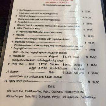 Ichi Sushi & K-Food - Menu 7/2026 - Korean Near Me - Riverside, California