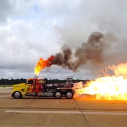 Naval Air Station Oceana - Shockwave the Jet Truck at the Air Show