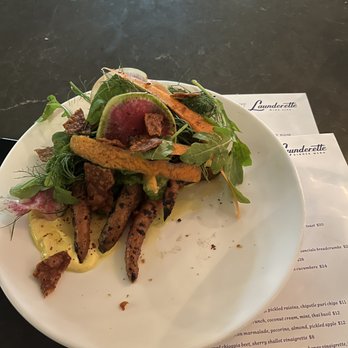 Launderette - roasted carrots - New American Near Me - Austin, Texas