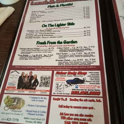 Menu photo 3 Mr. Wahoo's Dowagiac, MI