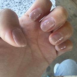 Pink nails!